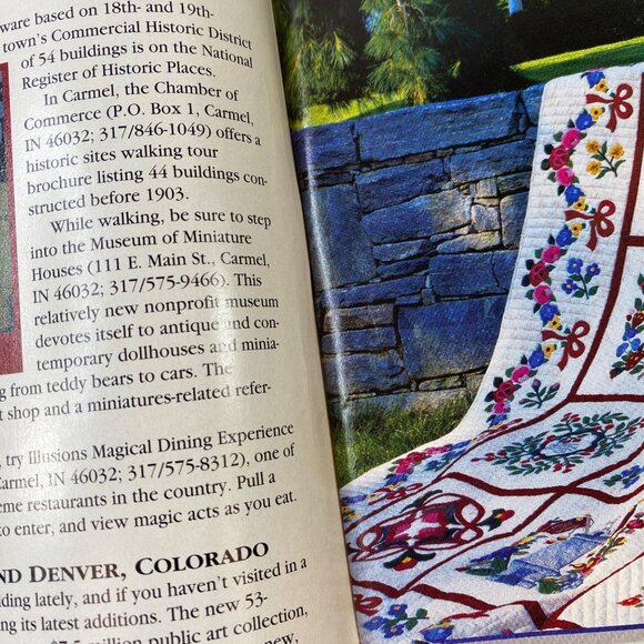 Quilt Sampler Better Homes and Gardens Magazine 10 Exclusive Quilt Patterns 1996 - Picture 4 of 11